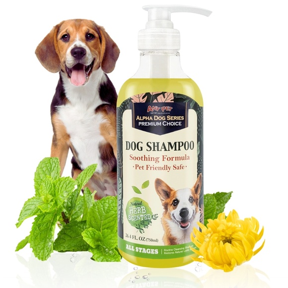 Alpha Dog Series Grooming Natural Herbal Flea and Tick Shampoo for Dogs - Picture 1 of 7